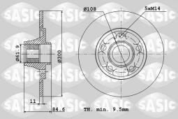 TARCZA HAM.RENAULT ESPACE JKO VEL SATIS /SASIC/ SA6104006
