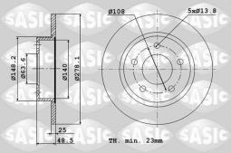 TARCZA HAM.FORD VOLVO FOCUS C MAX C30 C7/SASIC/ SA6106010