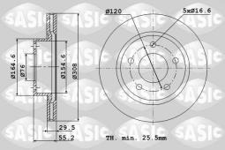 TARCZA HAM.VW TOUAREG TRANSPORTE        /SASIC/ SA6106083