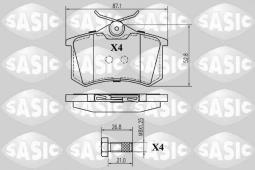 KLOCKI HAM.PEUGEOT SEAT VW 405 CORDOBA IBIZA TOLEDO CORRADO GOLF JETTA SA6210014