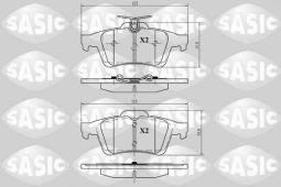KLOCKI HAM./TYŁ/ CITROEN C5 08- SA6210016