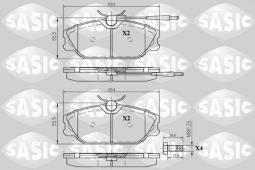 KLOCKI HAM.RENAULT R25 ALPINE ESPACE J63S63 LAGUNA I MEGANE I SAFRANE SA6214002