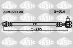 PRZEWÓD HAM.TYŁ L,P VW PASSAT 06.08-,TI G SASIC SA6606105