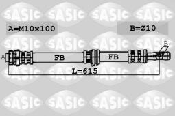 PRZEWÓD HAM.PRZÓD L,P VW PASSAT 1.6-3.6 SASIC SA6606248