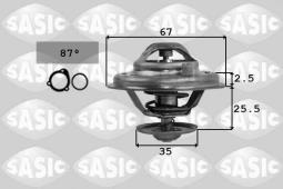 TERMOSTAT AUDI SKODA VWG 80 100 A4 I II /SASIC/ SA9000167