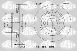 TARCZA HAM.SEAT VW AROZA CORDOBA        /SASIC/ SA9004432J
