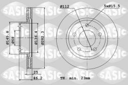 TARCZA HAM./PRZ/ VW PASSAT 96- SA9004883J