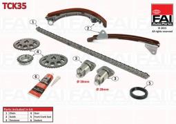 ROZRZĄD TOYOTA AVENSIS 1,8VVTI 00- /1ZZ-FE/ FAI TCK35