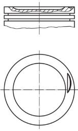 KARTOTEKA /MAHLE/ VW MAHLE 030 83 02