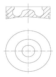 KARTOTEKA /MAHLE/ AUDI MAHLE 033 PI 00100 002