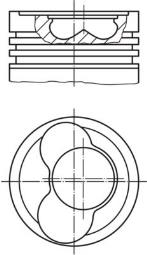 KARTOTEKA /MAHLE/ VW MAHLE 030 58 11