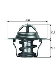 TERMOSTAT AUDI 1,6 96- MAHLE TX 14 87D