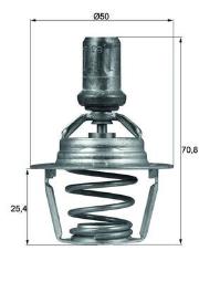 TERMOSTAT RENAULT 1,4 88- MAHLE TX 66 86D