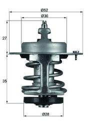 TERMOSTAT HONDA MAHLE TX 69 79