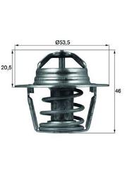 TERMOSTAT MITSUBISHI 1,9 00- MAHLE TX 91 89D