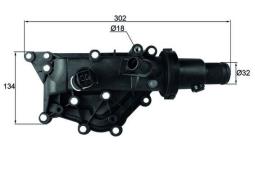 OBUDOWA TERMOSTATU RENAULT MAHLE TH 60 89