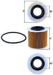 FILTR OLEJU VW,SEAT,SKODA 1,2 KNECHT OX360D