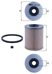 FILTR /MAHLE/ CITROEN MAHLE KX206D