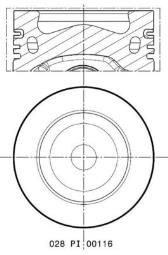KARTOTEKA /MAHLE/ VW MAHLE 028 PI 00116 000