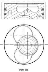 KARTOTEKA /MAHLE/ VW MAHLE 030 86 12