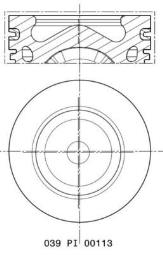 KARTOTEKA /MAHLE/ PSA MAHLE 039 PI 00113 000