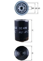FILTR /MAHLE/ AUDI MAHLE OC470