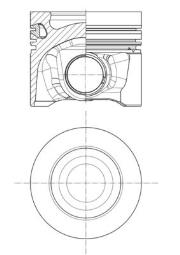 KARTOTEKA /MAHLE/ VW MAHLE 028 PI 00129 001