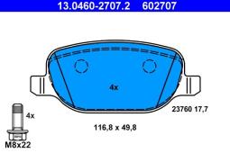KLOCKI HAM./TYŁ/ ALFA ROMEO 159 1,9JTD-3,2JTS 05- ATE-HAM 13.0460-2707.2