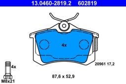 KLOCKI HAM./TYŁ/ VW SHARAN 95- ATE-HAM 13.0460-2819.2