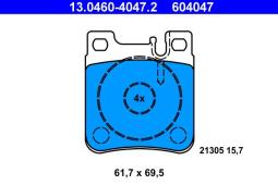 KLOCKI HAM./TYŁ/ DB W140 91- /S/ W210 95- W210 95- 2,8-4,2 ATE-HAM 13.0460-4047.2
