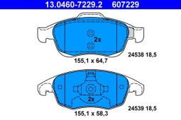 KLOCKI HAM./PRZ/ CITROEN C4 1,8 07-     /GRAND PICASSO/ ATE-HAM 13.0460-7229.2