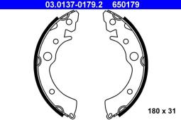 SZCZĘKI HAM.HONDA CIVIC 84-92 ATE-HAM 03.0137-0179.2