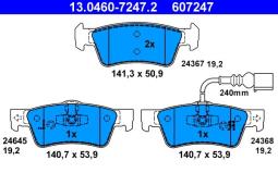 KLOCKI HAM./TYŁ/ VOLKSWAGEN TOUAREG 02-1 ATE-HAM 13.0460-7247.2