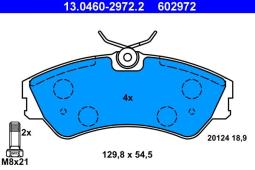 KLOCKI HAM./PRZ/ VW T4 14 ATE-HAM 13.0460-2972.2