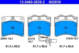 KLOCKI HAM./PRZ/ VW T4 2,5 99- /CZUJNIK/ ATE-HAM 13.0460-2839.2