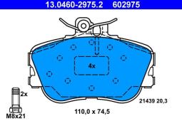 KLOCKI HAM./PRZ/ DB W202 93- /C/ ATE-HAM 13.0460-2975.2