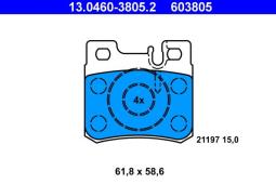 KLOCKI HAM./TYŁ/ DB W210 95- /E/ 2,0-2,3 ATE-HAM 13.0460-3805.2