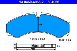 KLOCKI HAM./TYŁ/ IVECO /+P/ ATE-HAM 13.0460-4966.2