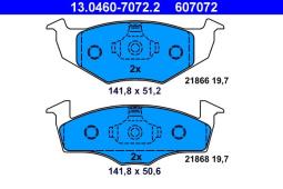 KLOCKI HAM./PRZ/ VW GOLF III 94- /ATE/  19,7mm ATE-HAM 13.0460-7072.2
