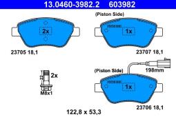 KLOCKI HAM./PRZ/ FIAT STILO 1,2-1,6 16V -1 ATE-HAM 13.0460-3982.2