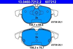 KLOCKI HAM./PRZ/ FIAT CROMA 05- ATE-HAM 13.0460-7212.2