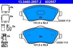 KLOCKI HAM./PRZ/ OPEL CORSA C 01- ATE-HAM 13.0460-2857.2