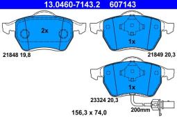 KLOCKI HAM./PRZ/ VW SHARAN 00- /CZUJNIK D/ ATE-HAM 13.0460-7143.2