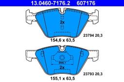 KLOCKI HAM./PRZ/ BMW 5 03- ATE-HAM 13.0460-7176.2