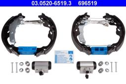 ZESTAW SZCZĘK HAM.Z CYLIN.TOYOTA YARIS 1,0-1,4D4D 02- /200X30/ ATE-HAM 03.0520-6519.3