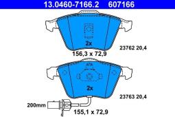 KLOCKI HAM./PRZ/ AUDI A6 01- ATE-HAM 13.0460-7166.2