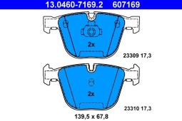 KLOCKI HAM./TYŁ/ BMW 5,6,7 04- ATE-HAM 13.0460-7169.2