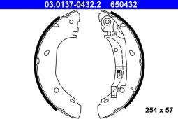 SZCZĘKI HAM.FIAT DUCATO 15 02- /254X57/ ATE-HAM 03.0137-0432.2