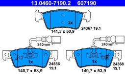 KLOCKI HAM./TYŁ/ VW TOUAREG 02- /CZUJNIK/ /SYSTEM ATE/ ATE-HAM 13.0460-7190.2