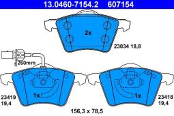 KLOCKI HAM./PRZ/ FORD GALAXY 01- ATE-HAM 13.0460-7154.2
